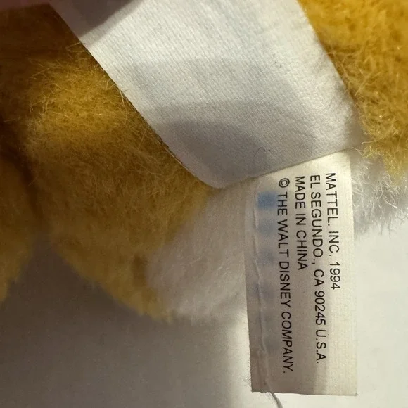 Vintage 1994 Mattel Disney The Lion King Mane Changing‎ Growing Up Simba Plush